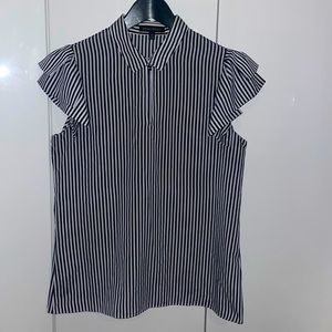 Banana Republic size small stripes business top.